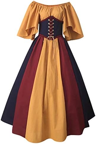 שמלת מחוך ימי הביניים ימי הביניים לנשים רנסנס תלבושות אלף שמלה וינטג