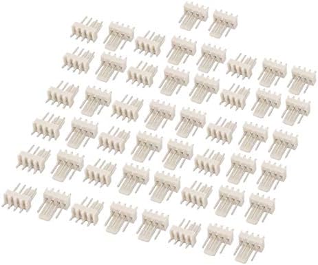 50 יחידות 4 2.54 ממ המגרש ישר פין כותרת שקע מחבר עבור מעגלים מודפסים לוח (50 יחידות 4 2.54 ממ המגרש ישר פין כותרת מחבר לכל לוח מעגלים