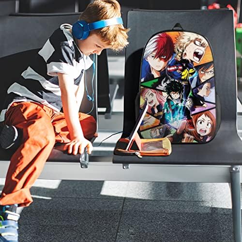 Hykjshed anime Cartoon תרמיל תרמיל תרמיל תרמיל תיקי נסיעות תיקים ניידים בנים ובנות תרמילים