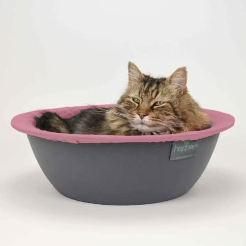 פפר חתול קן-רחיץ חתול מיטה עם נשלף פלאפי אוניית צמר-מפנק קומפי מרגיע חתול מיטה עגול צורת-חתול התחממות מיטה-סופגנייה חתול מיטת שולחן מוכן-קטן