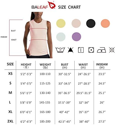 חולצות אימון ללא שרוולים של נשים בלף, UPF קלות 50+ גופיות ריצה ליוגה, קז'ואל יומיומי