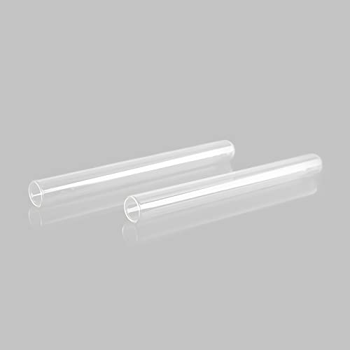 צינורות מבחן זכוכית Adamas-Beta קיר כבד קיר ברור צינורות בדיקת מדע לבית כיתת מעבדה, 5.91 גובה, 0.71 דיא, חבילה של 100